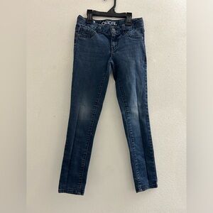 Cherokee Girls Denim Skinny Blue Jeans Size 7